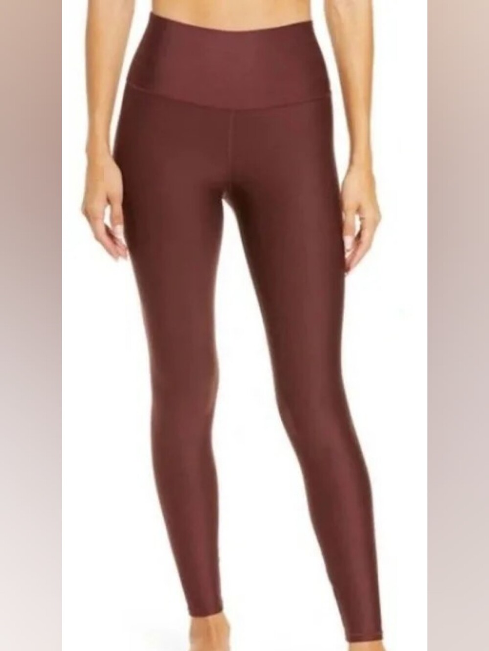 Alo Yoga Airlift High Waist Legging Full Length in Cherry Cola sz MEDIUM